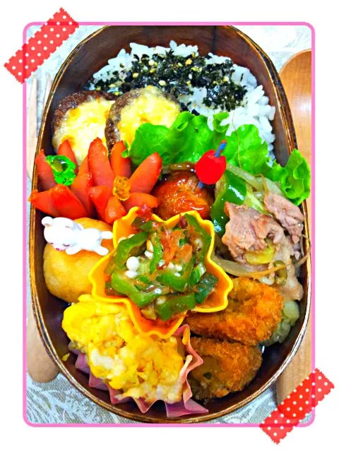 肉野菜炒め弁当♪|TOMOさん