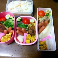 Snapdishの料理写真:愛夫弁当(^O^)|Masumi Yonedaさん