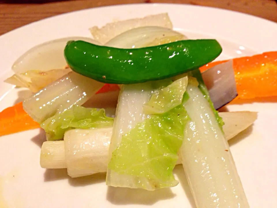 野菜とアンチョビ炒め|さちさん