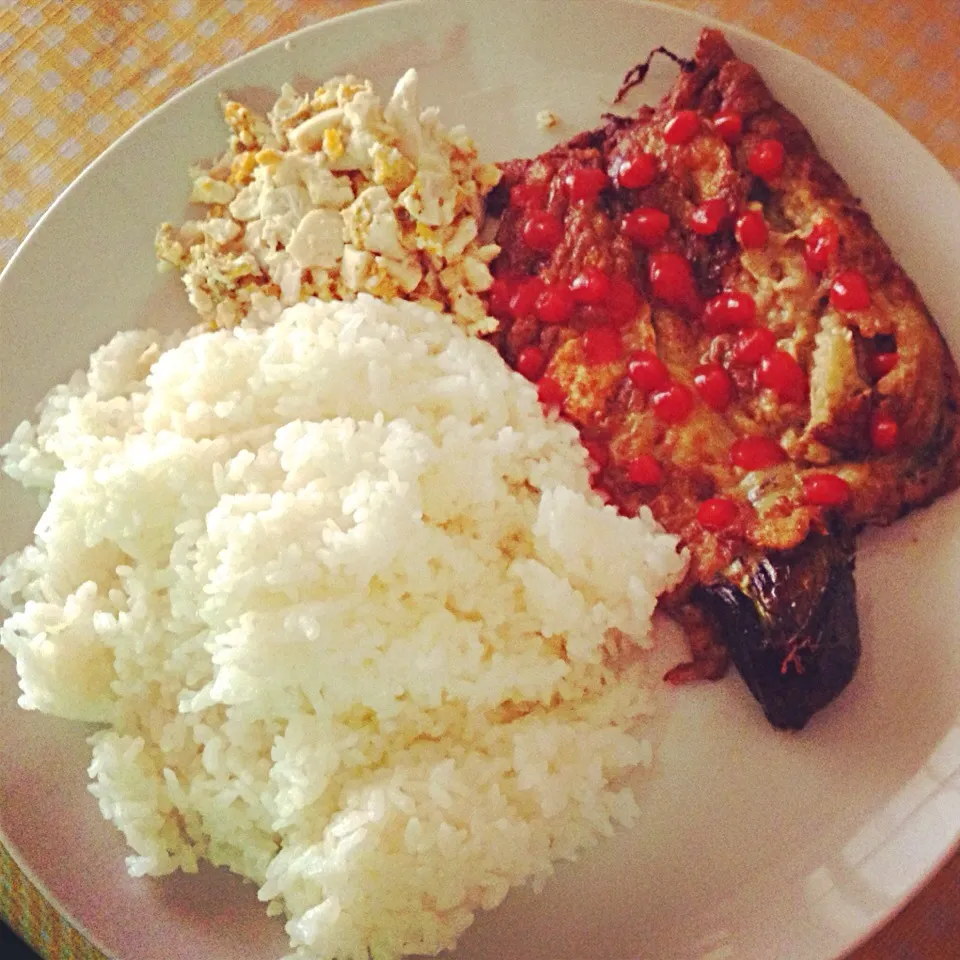 Rice with Eggplant|🌸Jenny🌸さん