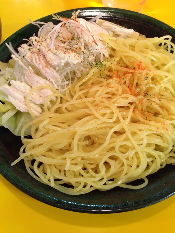 ささみつけめん 辛さ50倍の麺|中華蕎麦 銀時さん