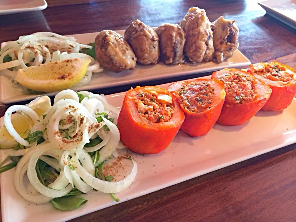 Snapdishの料理写真:Dum Aloo & Tandoori Mushroom|Sergio Lacuevaさん