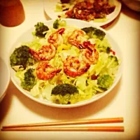 Snapdishの料理写真:Shrimp salad|Ayukaさん