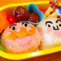 Snapdishの料理写真:アンパンマンキャラ弁|madokaさん