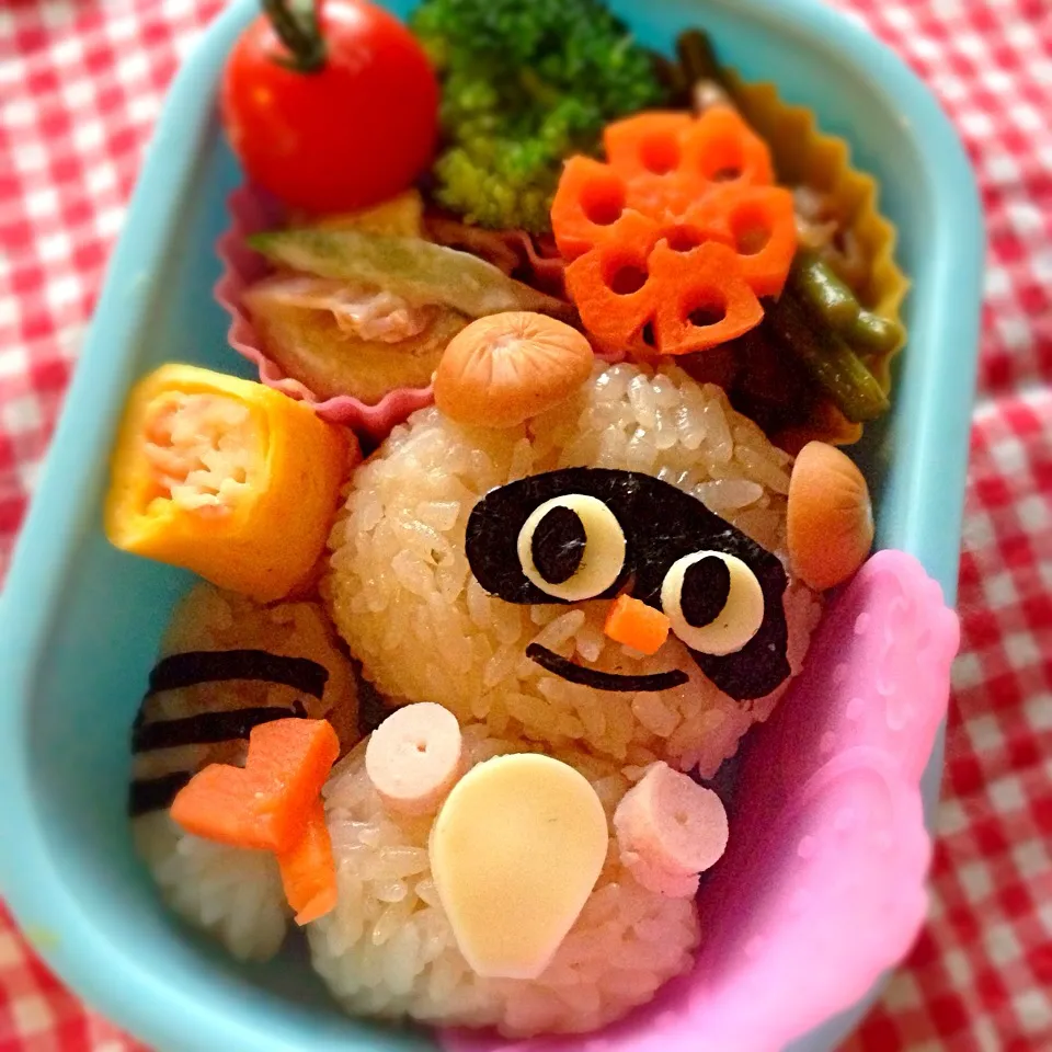 ぽんぽこ♡たぬきさん弁当〜|ななんさん