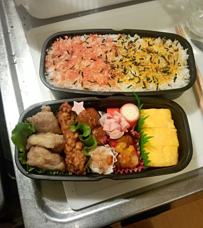 Snapdishの料理写真:旦那のお弁当＊|オレンジさん