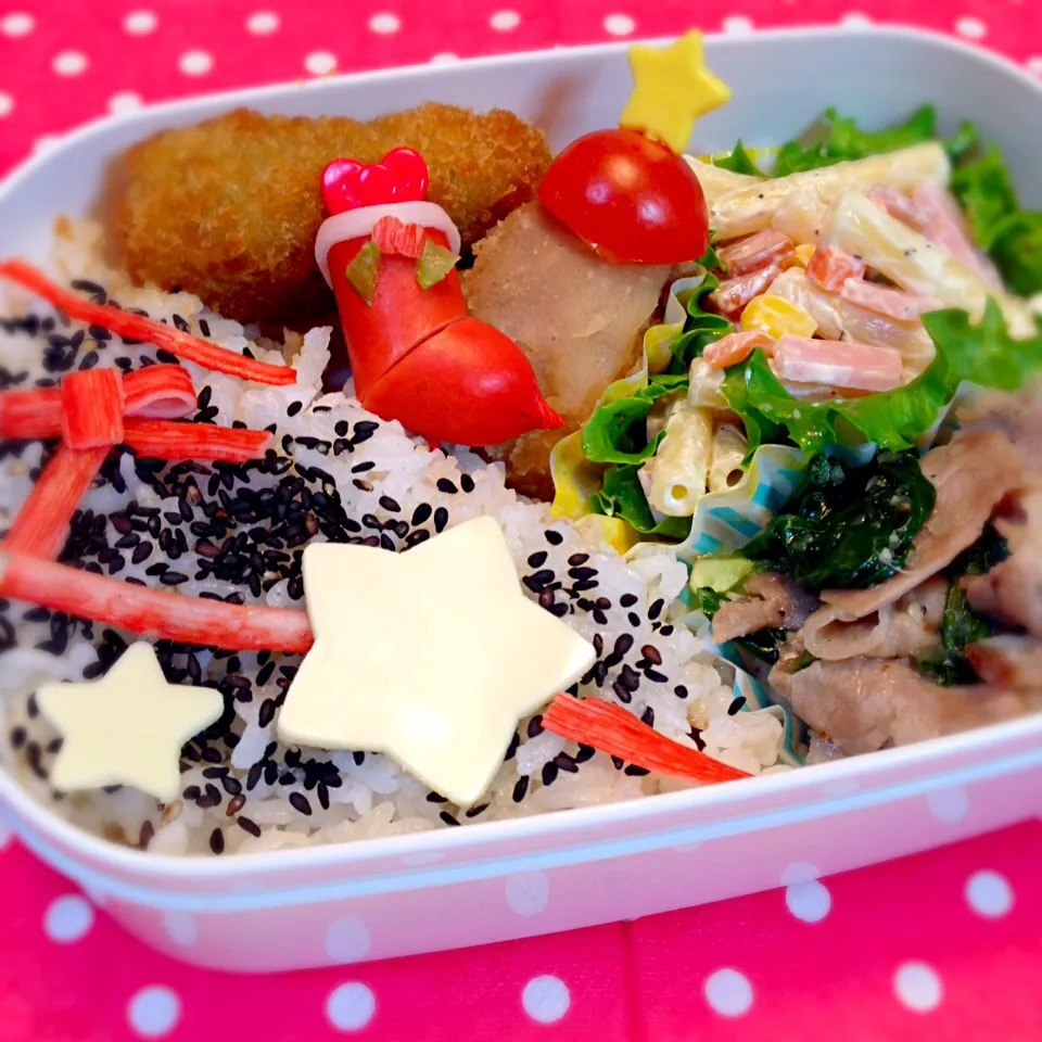 ワンポイントクリスマスブーツのお弁当|侑美さん