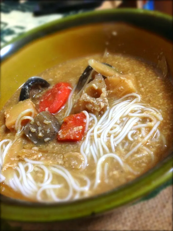 赤粕汁のにゅうめん|寺尾真次さん