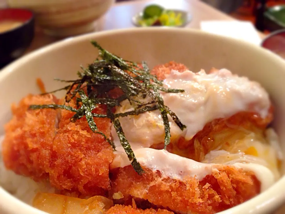 銀座一と思ってる特製カツ丼*\(^o^)/*|まあん👽さん