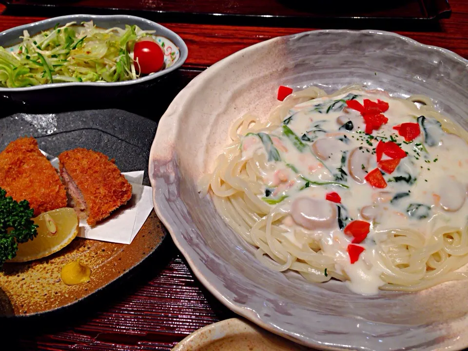 小江戸蔵里の平日お得ランチ🍴三元豚トンカツ付き|ゆぅみんさん