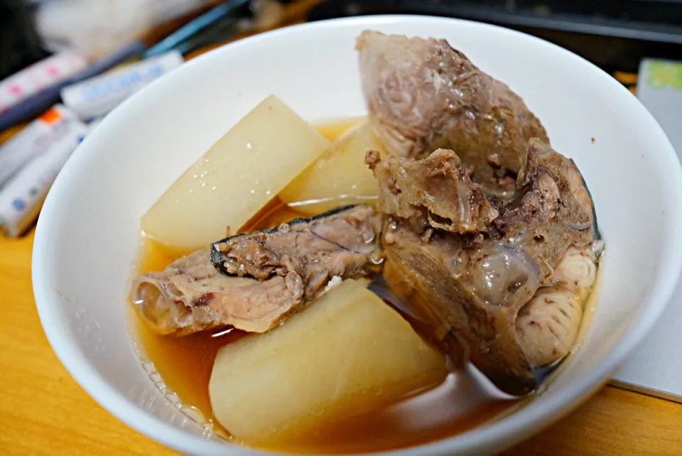 ブリ大根 simmered yellowtail with daikon radish|Magoshi YZ250さん