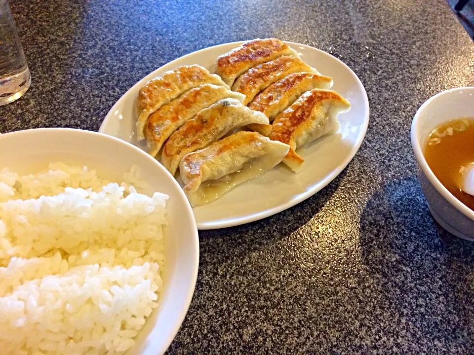 元祖餃子定食|こんどう かずゆきさん