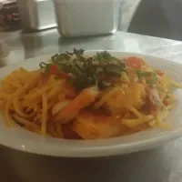 shrimp Diablo pasta|John Schultzさん