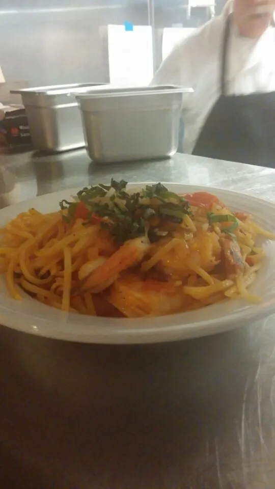 shrimp Diablo pasta|John Schultzさん