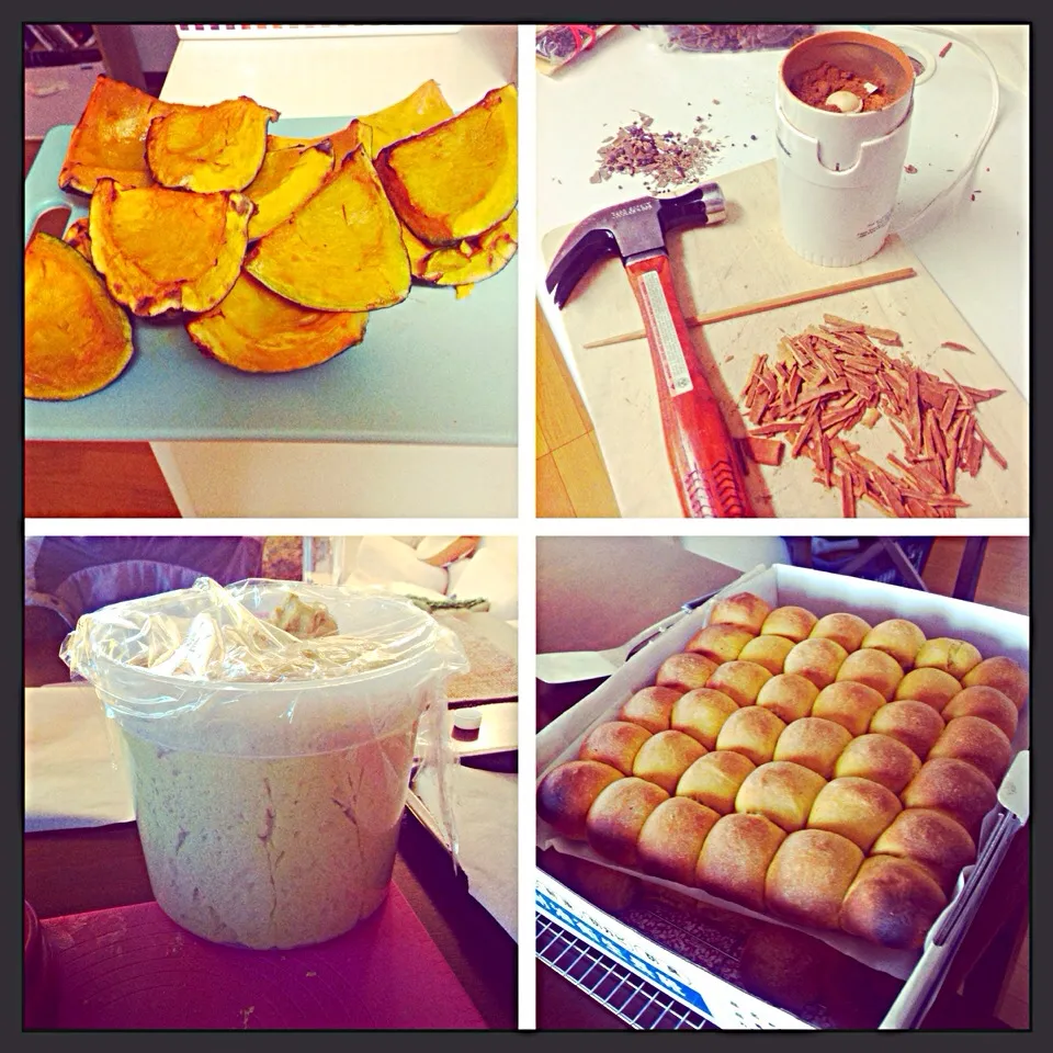 Pumpkin Rolls made from freshly roasted Kabocha and fresh ground spices|Lauren Komatsuさん