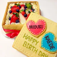 Snapdishの料理写真:BIRTHDAY CAKE♡|amiさん