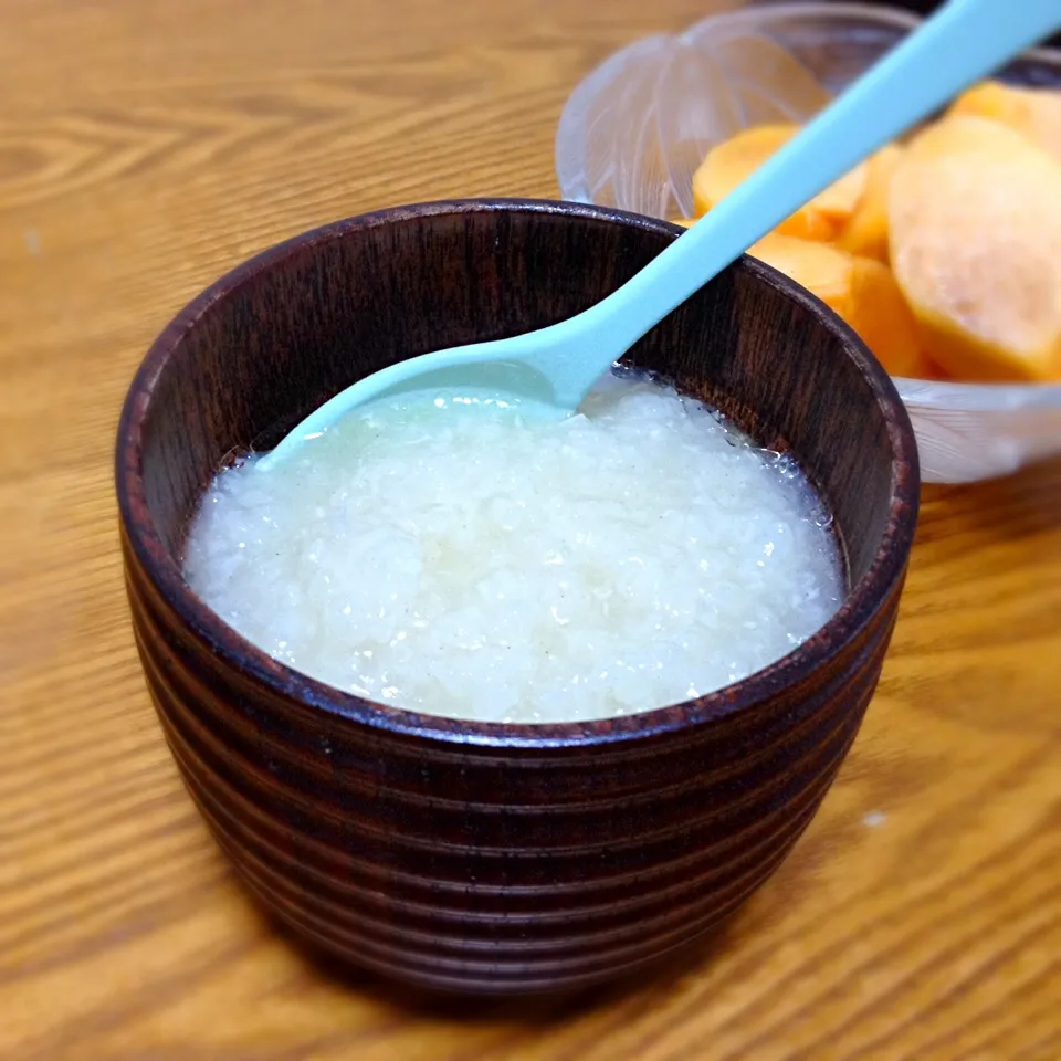 参鶏湯のお残り朝食|なお。さん