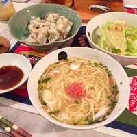 手作りシュウマイと豚骨ラーメン|まつむらさん