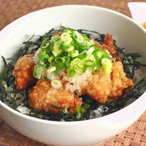 竜田揚げの和風おろし丼|楽天市場のグルメさん