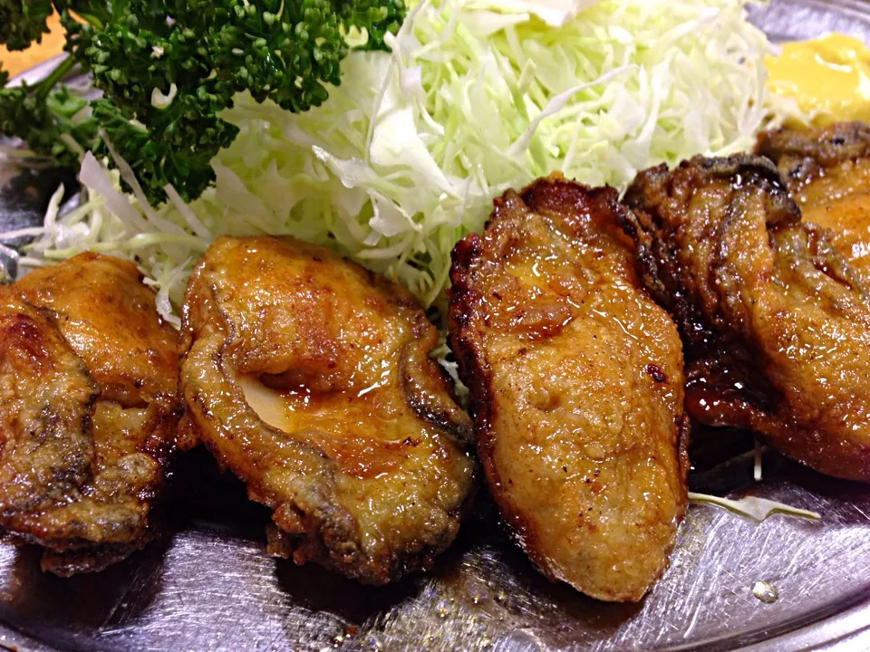 カキバター焼定食|ハギーさん