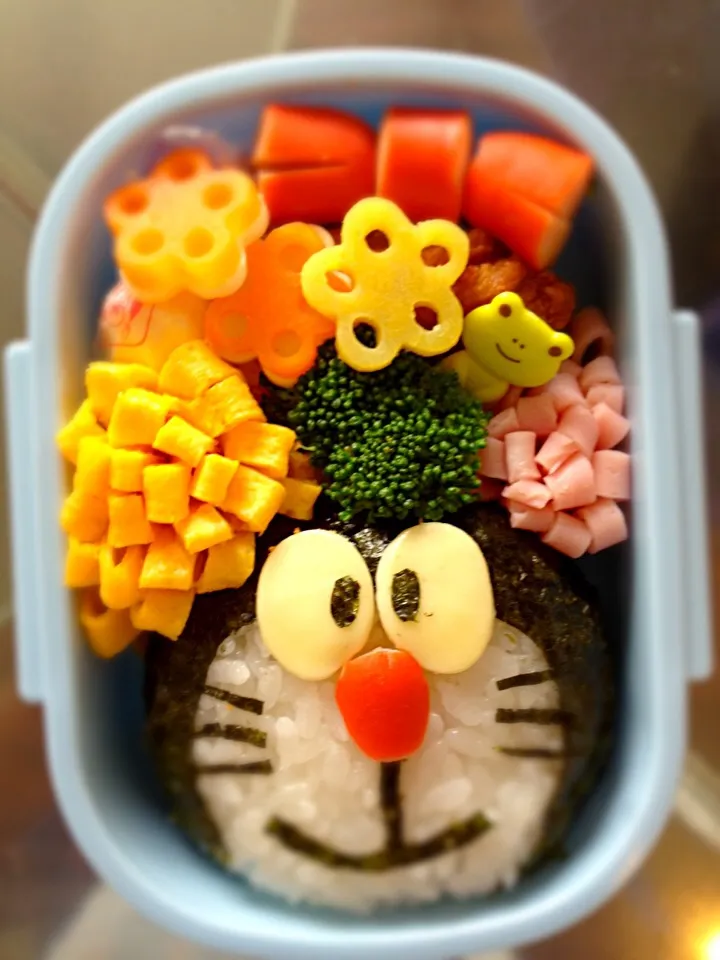 Snapdishの料理写真:ドラえもん弁当❤|カエル38さん