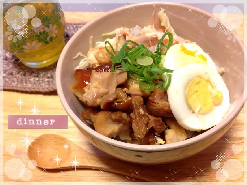 Snapdishの料理写真:照り焼きチキン丼♪|azraelさん