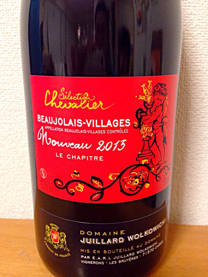 Snapdishの料理写真:BEAUJOLAIS-VILLAGES Nouveau 2013 LE CHAPITRE|nakasyさん