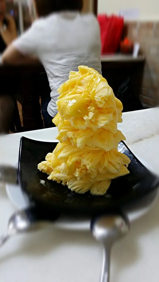 shaved ice with durian|Ernさん