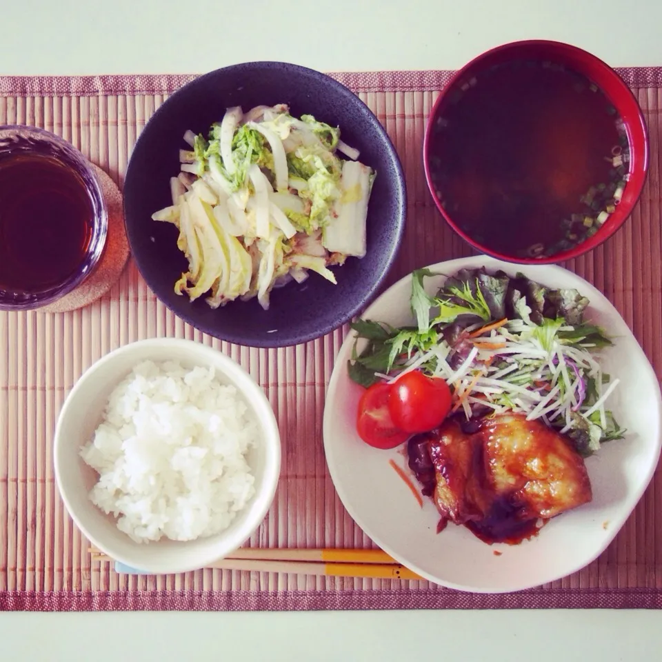 鶏の照り焼き|寫眞食堂さん