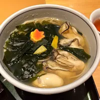 Snapdishの料理写真:牡蠣そば|Yuko Ohmoriさん