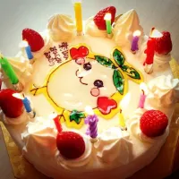 Snapdishの料理写真:お誕生日ケーキ|イモです。さん