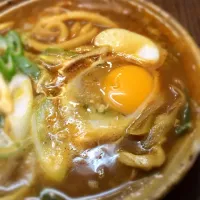 Snapdishの料理写真:カレー煮込みうどん|Kyoko Todakaさん