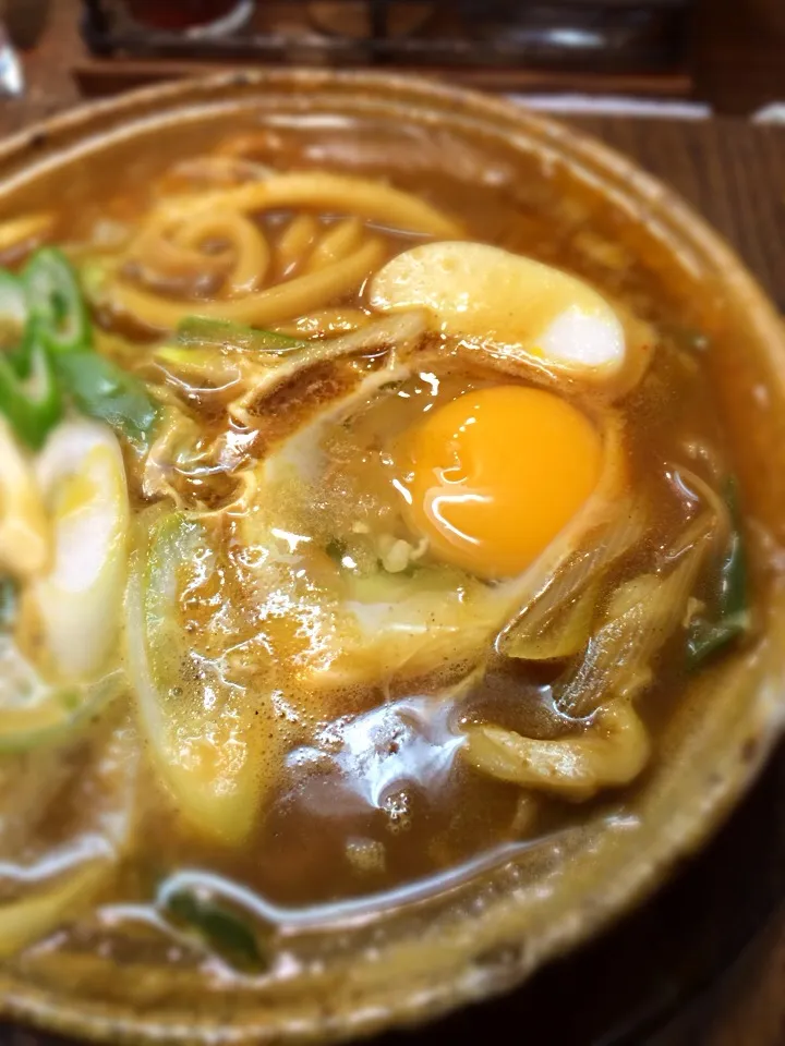 Snapdishの料理写真:カレー煮込みうどん|Kyoko Todakaさん