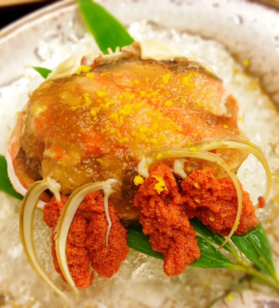 Cold crab with roe, Kikunoi@Gion, Kyoto|coxiella24さん