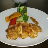 グリルしたチキンと焼き野菜|T.S 40さん