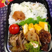 Snapdishの料理写真:11/21◇生姜焼き弁当◇|joychanさん