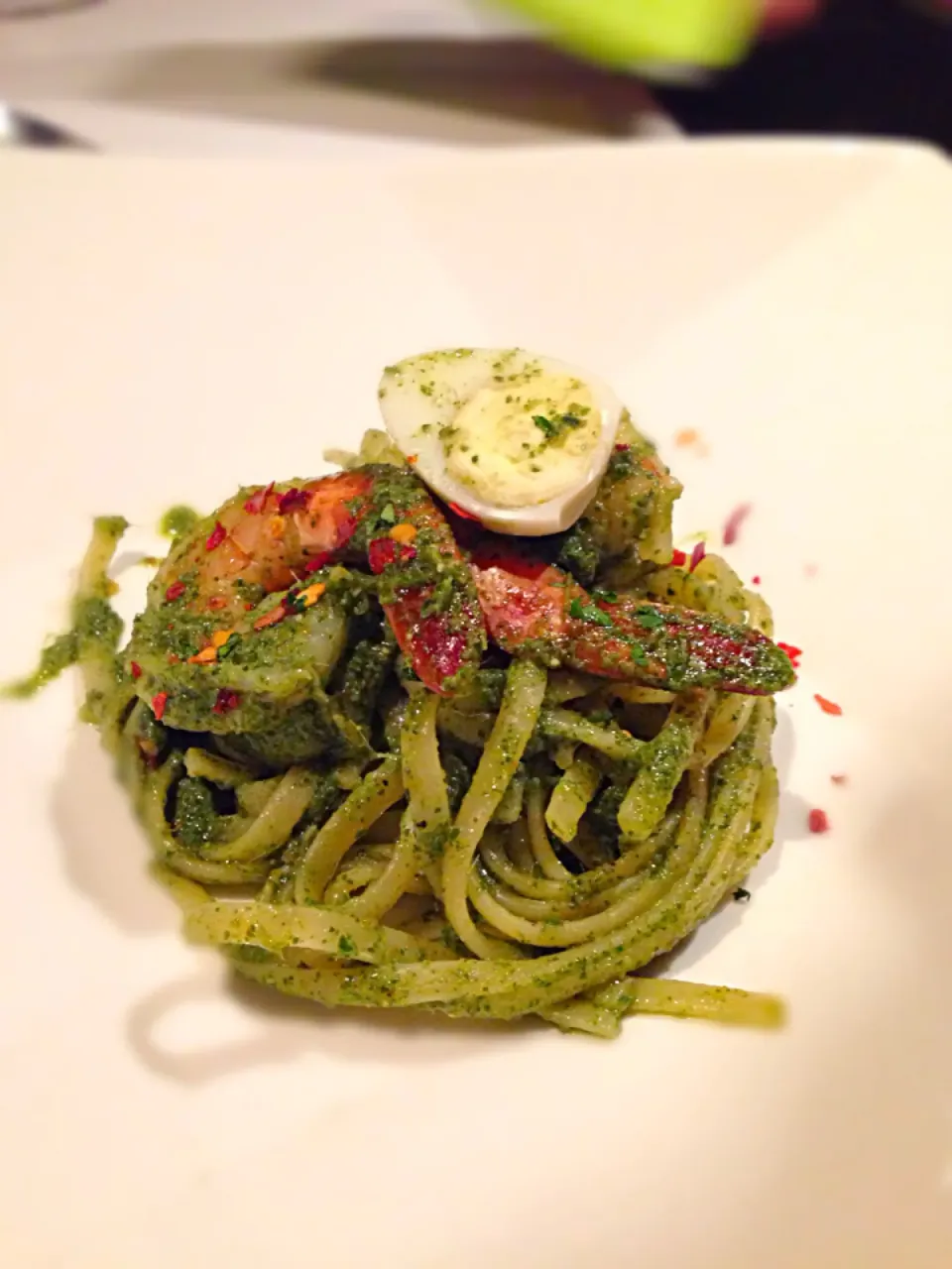 Laksa pesto linguine|willzさん