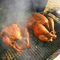 marinated grilled whole turkey just in time for Thanksgiving|Kevin Fatbelly Coleさん