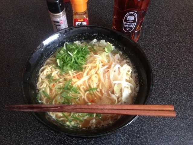 ラ王の袋麺、醤油味❤！✨|サソリさん