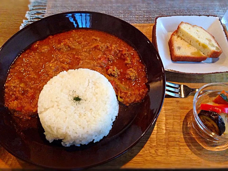 Snapdishの料理写真:筑波山のカフェカレー|すわっちさん