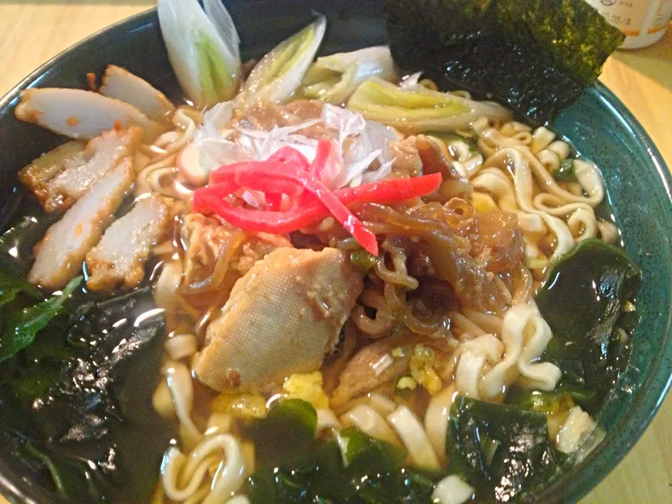 豚すきうどん。麺はカップ麺。|shenhuaさん