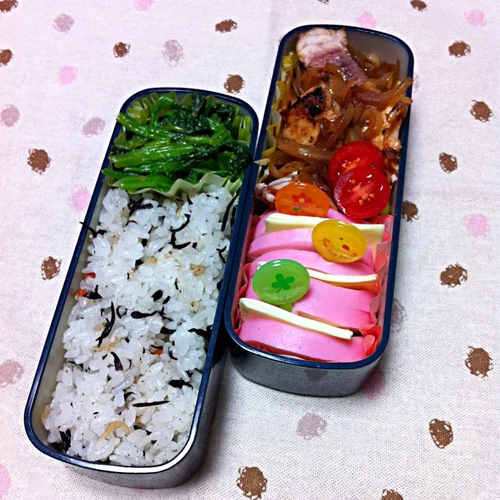 Snapdishの料理写真:めかじきソテー弁当✩|akane☺︎さん