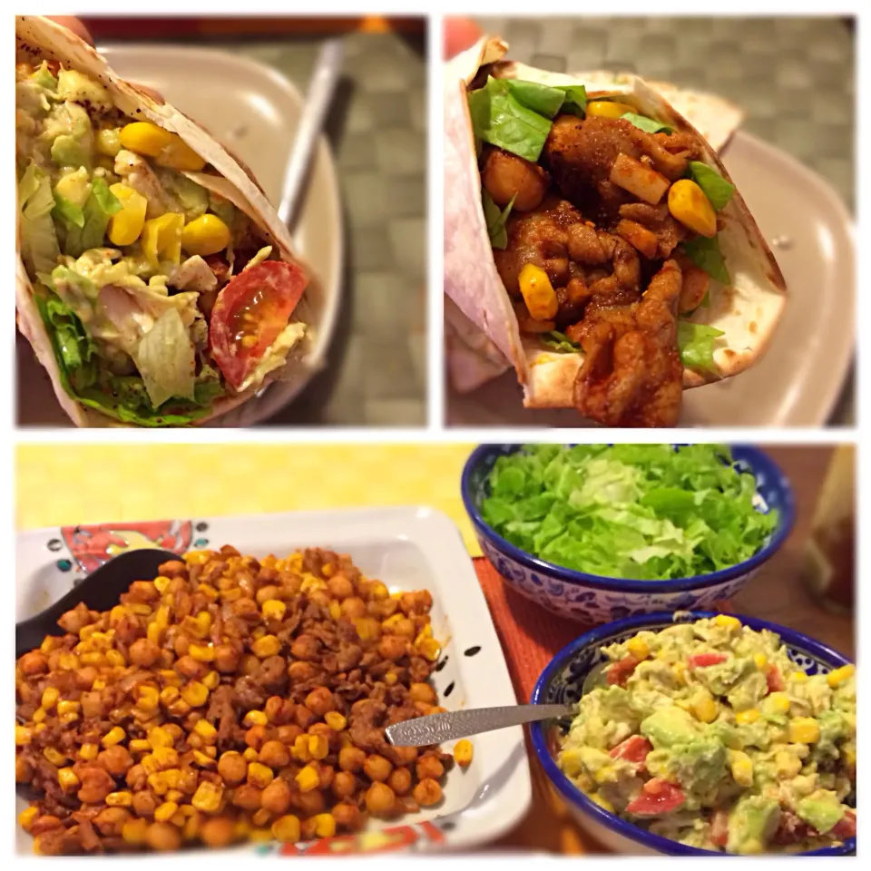 Morning tacos - paprika pork&beans and chicken avocado|Junya Tanakaさん