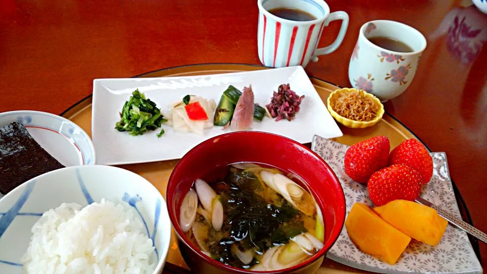 京漬け物で朝食　美味し～い(@^▽^@)|ｋｚｓｙｋさん