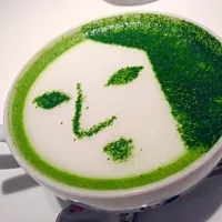 Snapdishの料理写真:抹茶カプチーノ|やさぐれ子さん