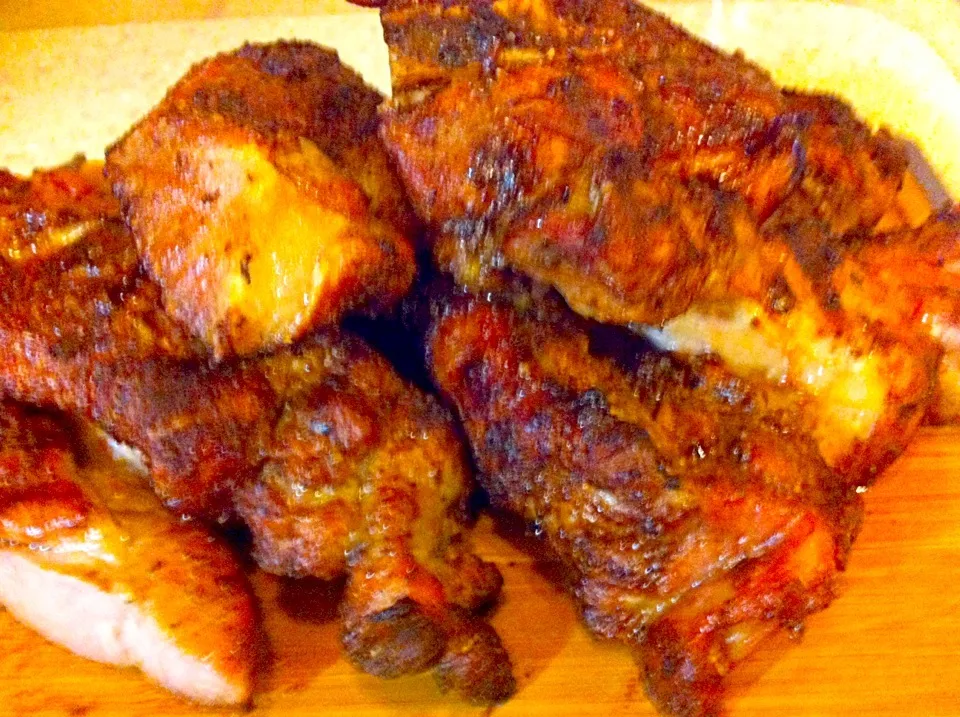 bBQ pork with asian dipping ssuce|virginia frasseさん