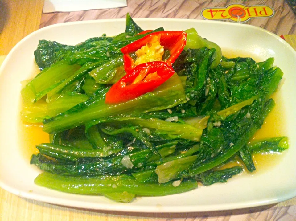 Snapdishの料理写真:Sautéed seasonal vegetables, fish sauce, chili|skyblueさん