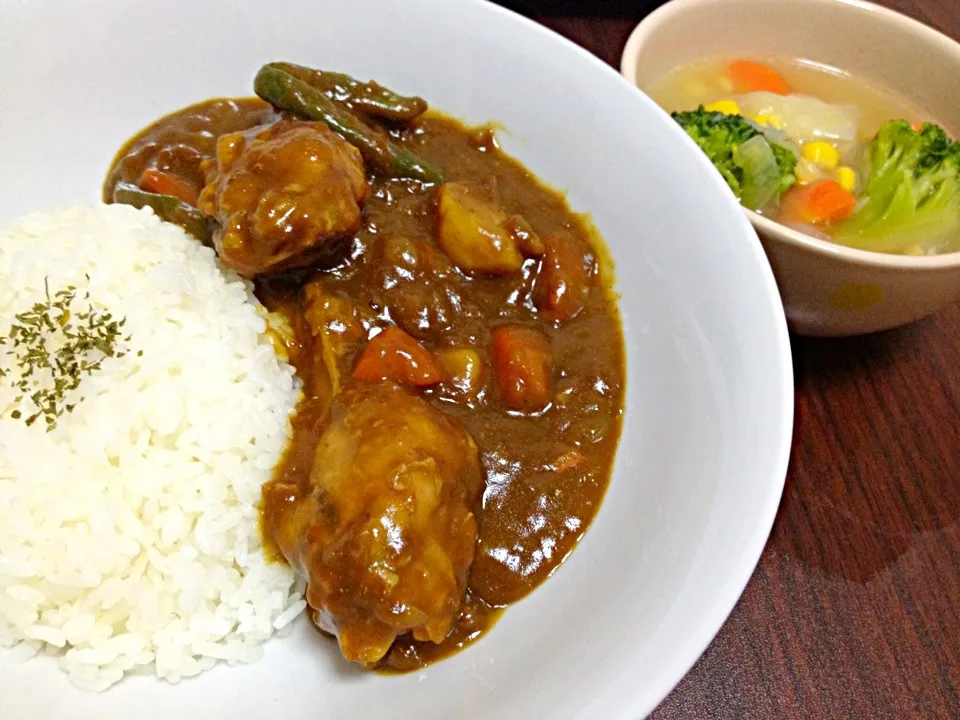 チキンカレーと野菜ポトフ|まいさん