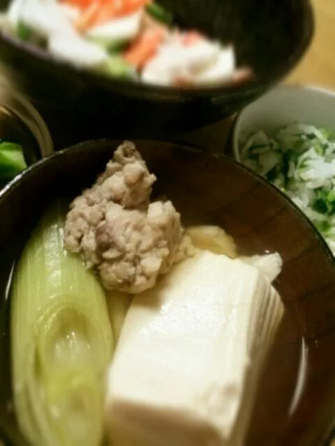 鯵のつみれ汁&菜飯&野菜塩麹漬|mamaruさん