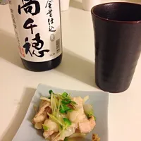 Snapdishの料理写真:九州料理のお店で出てくる、酢モツ。味の記憶を頼りに制作。柚子こしょうとともに。|Sachiyo Suzukiさん